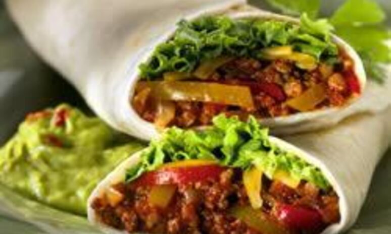 Рецепт закуска из лаваша по-мексикански