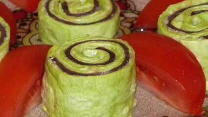 закуска из лаваша улитки