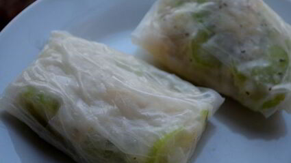 ленивые конвертики из рисовой бумаги