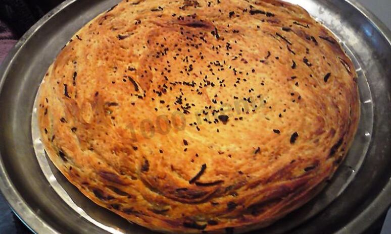 Рецепт фатыр лепешка с луком