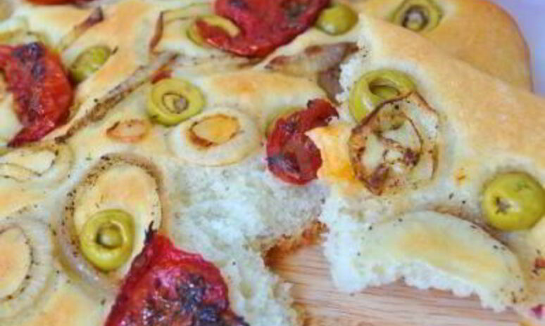 Рецепт фокачча с вялеными помидорами