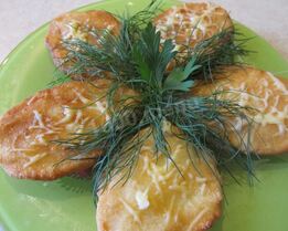 Грузинские лепешки мчади из кукурузной муки