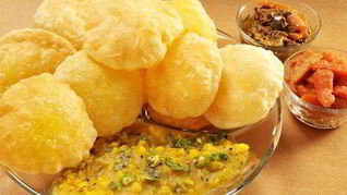 Индийские лепешки пури