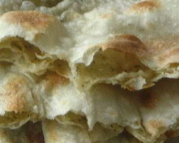 Хлеб-лепешка с ореховой травой