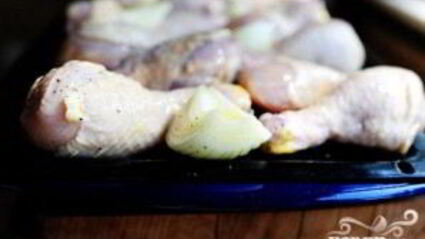 куриные ножки в цитрусовом маринаде не лепешках