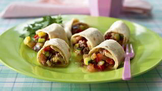 Лепешка с рататуем