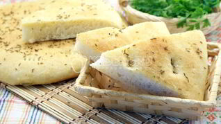 Лепешки на минеральной воде