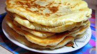 Лепешки на молоке