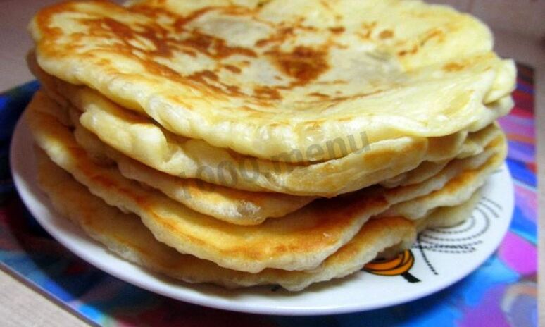 Рецепт лепешки на молоке