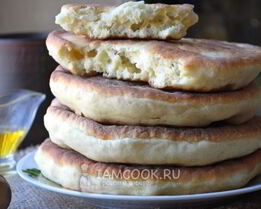 Лепешки на простокваше на сковороде