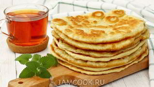 Лепешки на сметане на сковороде