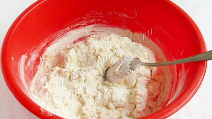 лепешки с брынзой и зеленью