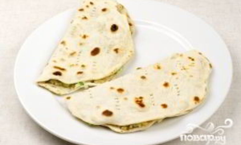 Рецепт лепешки с начинкой