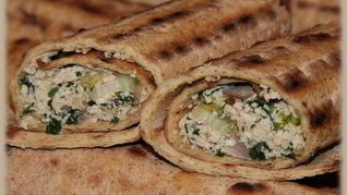 Лепешки с сыром тофу