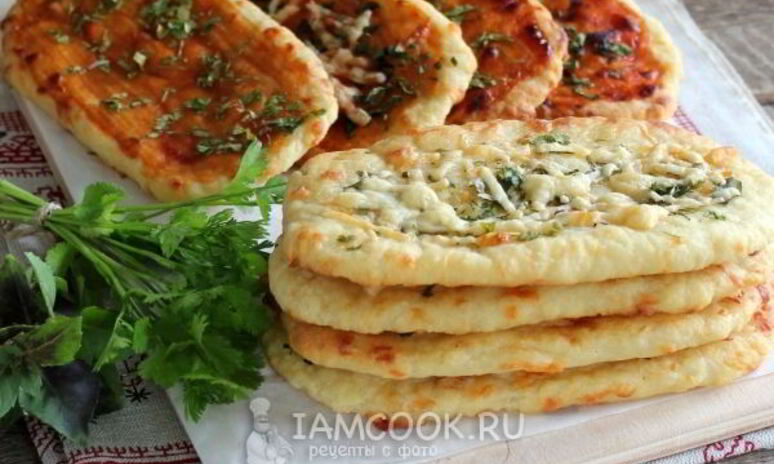 Рецепт лепешки с сыром в духовке