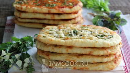лепешки с сыром в духовке