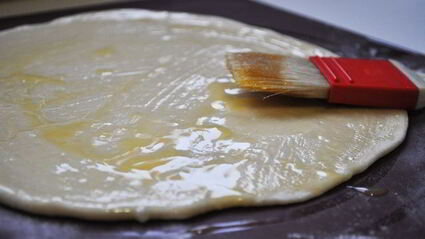 лепешки с творогом и укропом