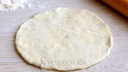 лепешки с творогом и зеленью на сковороде