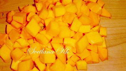 лепешки с тыквой