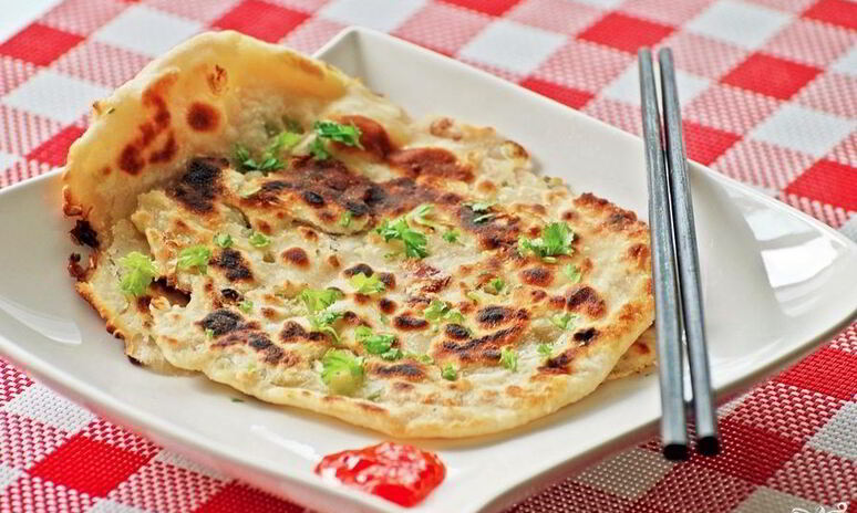 Рецепт лепешки с зеленым луком