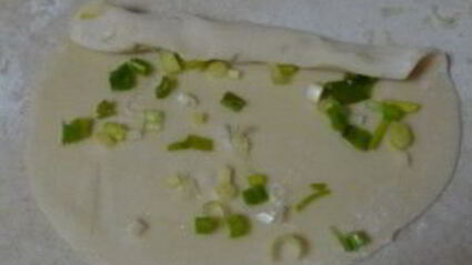 лепешки с зеленым луком