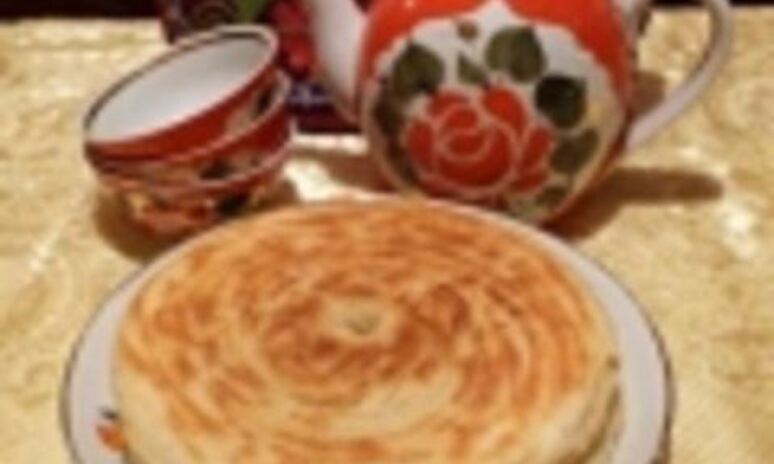 Рецепт лепешки слоеные