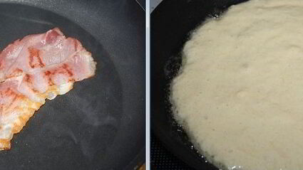 липпетские блинные лепешки с беконом