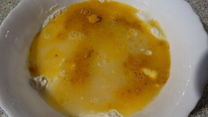 манные лепёшки с куркумой