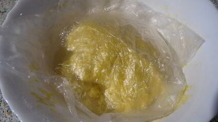 манные лепёшки с куркумой