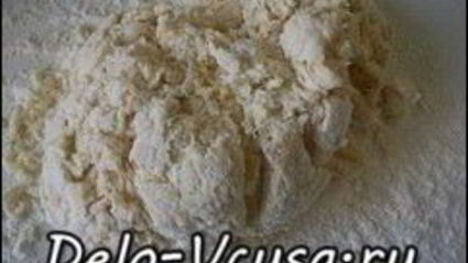 пресная лепешка на кислом молоке