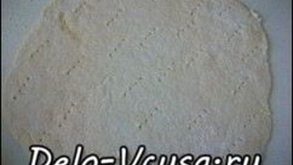 пресная лепешка на кислом молоке