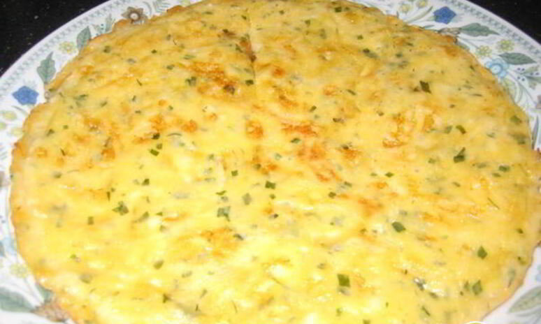 Рецепт простая сырная лепешка