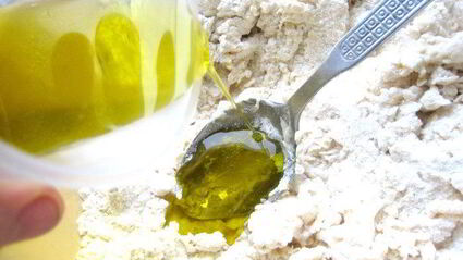 сырно-тыквенные лепешки с колбасой и зеленью