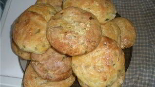 Творожно-яблочные лепешки с отрубями