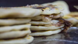 Узбекская сдобная лепешка без дрожжей