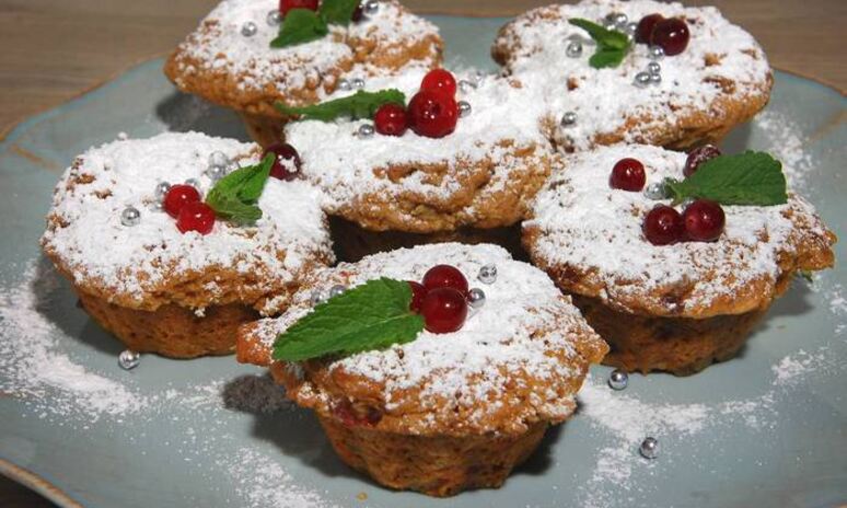 Рецепт ароматные новогодние маффины