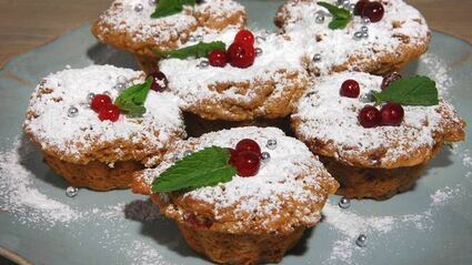 ароматные новогодние маффины