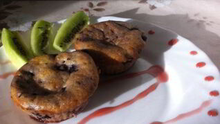 Черничные маффины