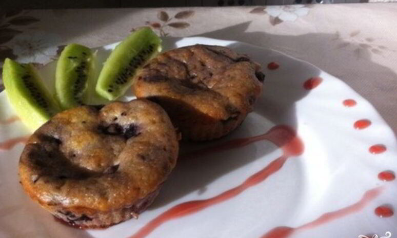 Рецепт черничные маффины