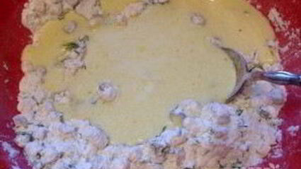 грибные маффины с сыром и зеленью