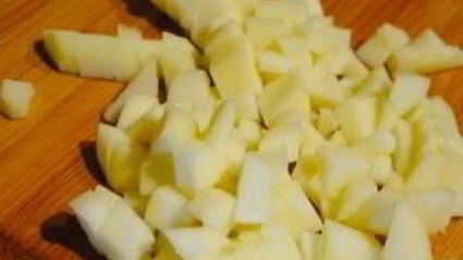 имбирные маффины с яблоками