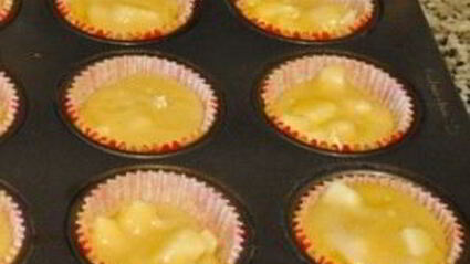 имбирные маффины с яблоками