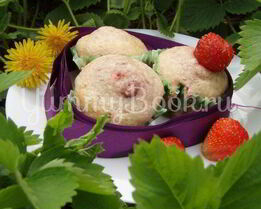 Клубнично-кокосовые Маффины