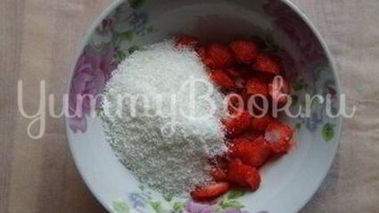 клубнично-кокосовые маффины