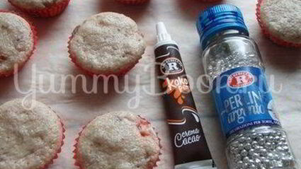 клубнично-кокосовые маффины