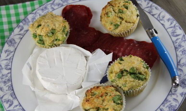 Рецепт маффины из киноа с овощами и фетой