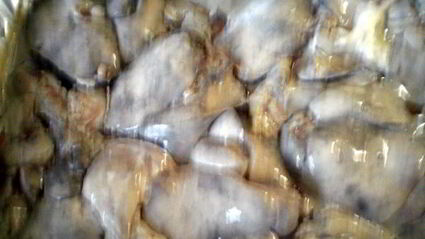 маффины из печени с яблочно-мятным соусом