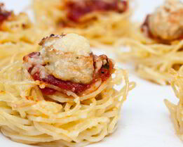 Маффины из спагетти