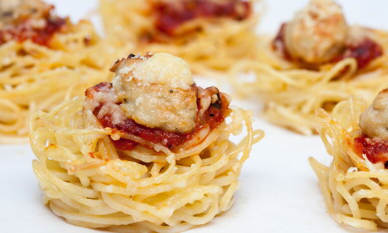 Рецепт маффины из спагетти