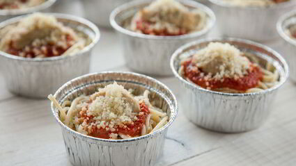 маффины из спагетти